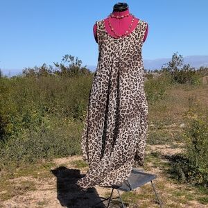 Leopard Print Maxi Dress